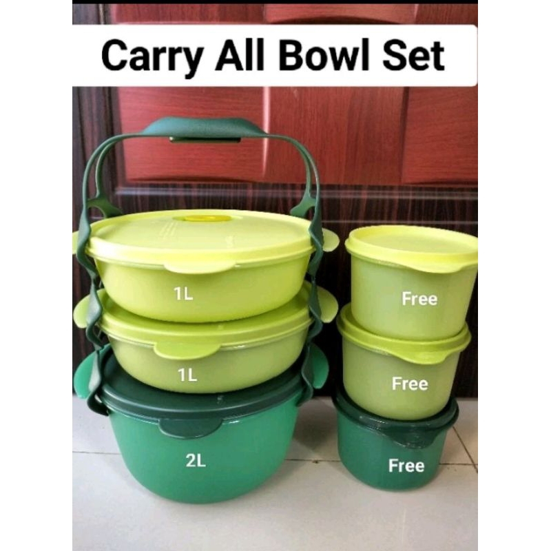 Jual Tupperware Rantang Carry All Bowl Free Shopee Indonesia