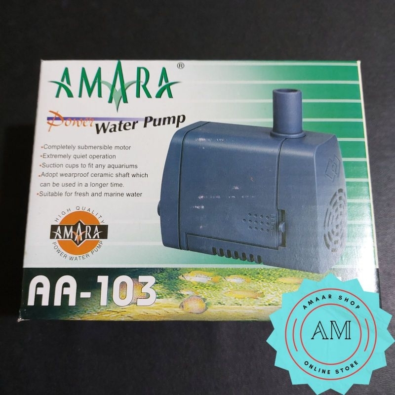 Jual POMPA AKUARIUM AMARA AA 103 MESIN KOLAM AMARA AA 103 MESIN