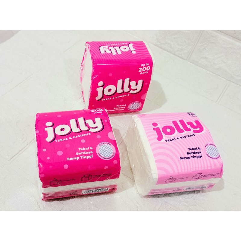 Jual TISSUE JOLLY POP UP 200 SHEET 2 PLY TISU RESTORAN Shopee Indonesia