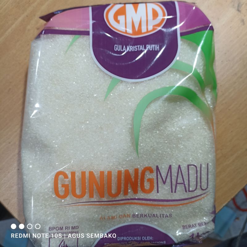 Jual Gula Pasir Kristal Gunung Madu Gmp 1 Kg Shopee Indonesia