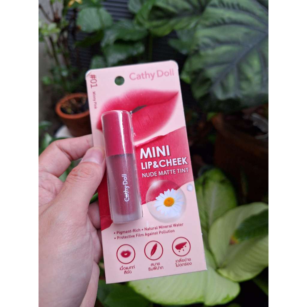 Jual Cathy Dool Mini Lip Cheek Nude Matte Tint Shopee Indonesia