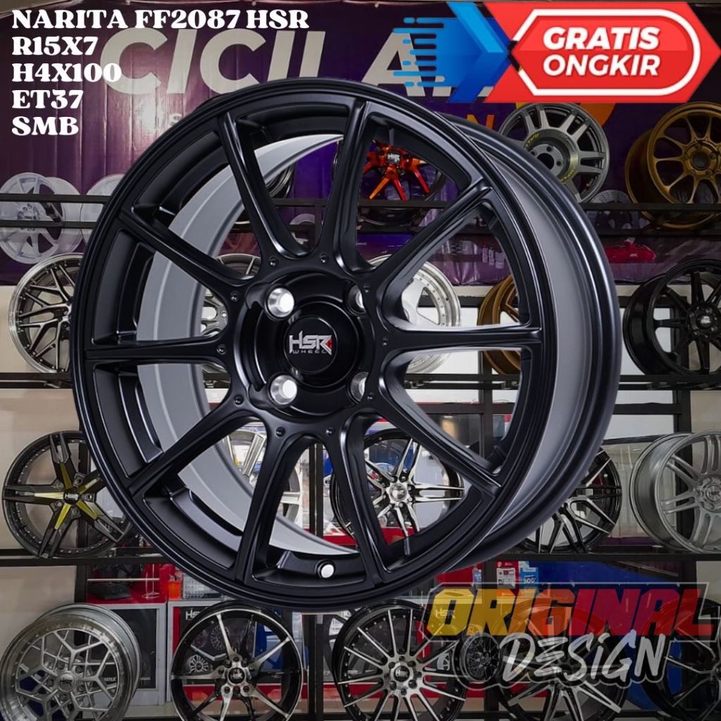 Jual Velg Mobil Ring Hsr Narita R Lebar Baut Pcd X Et