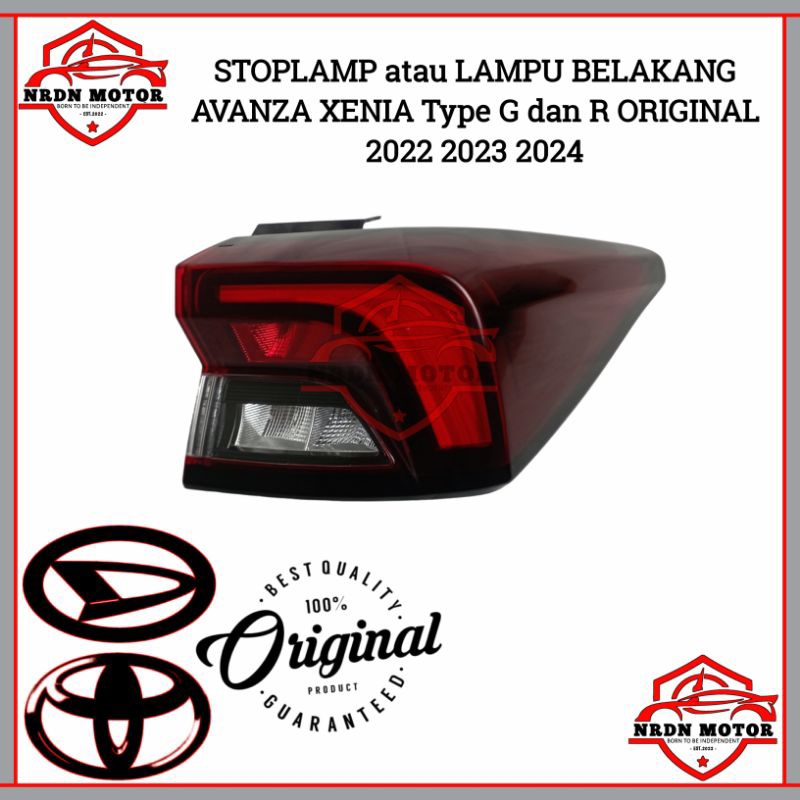 Jual Stoplamp Lampu Belakang Toyota Avanza Type G Dan Daihatsu Xenia