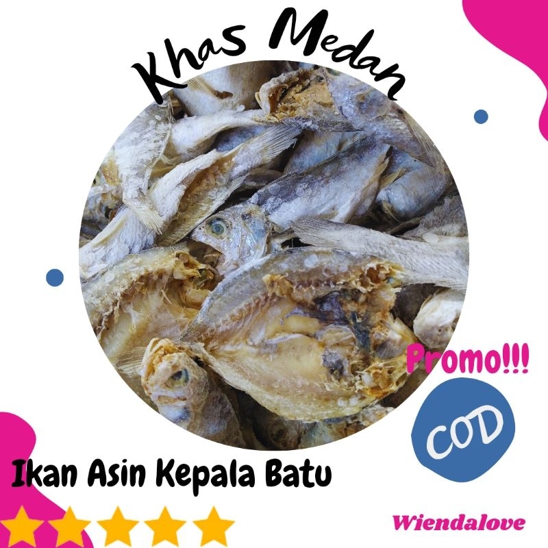 Jual Ikan Asin Kepala Batu Belah 1 2 Kg Shopee Indonesia