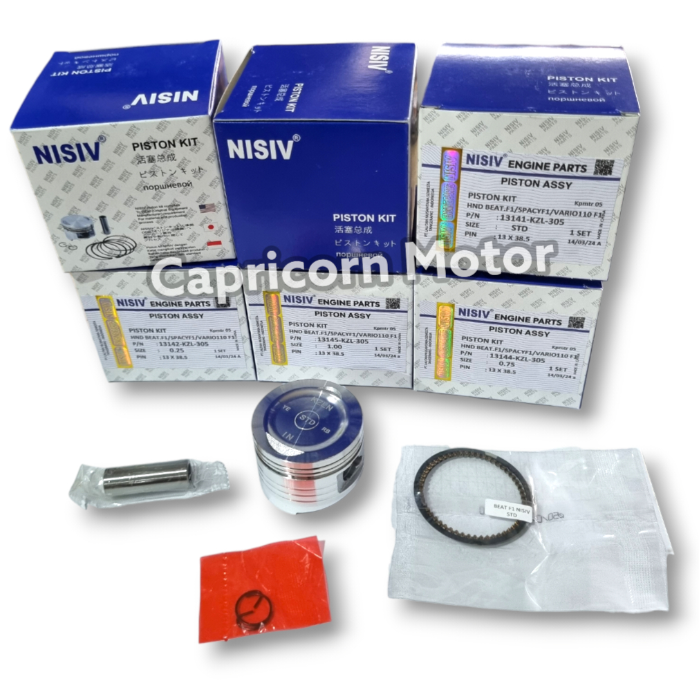 Jual Piston Kit BEAT FI SCOOPY FI KZL NON ESP NISIV Oversize STD 25 50