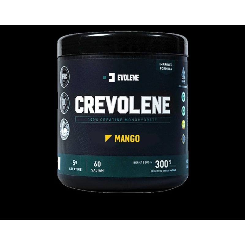 Jual Crevolene Creatine Evolene Gram Kreatin Creavolene Bpom Halal Mui