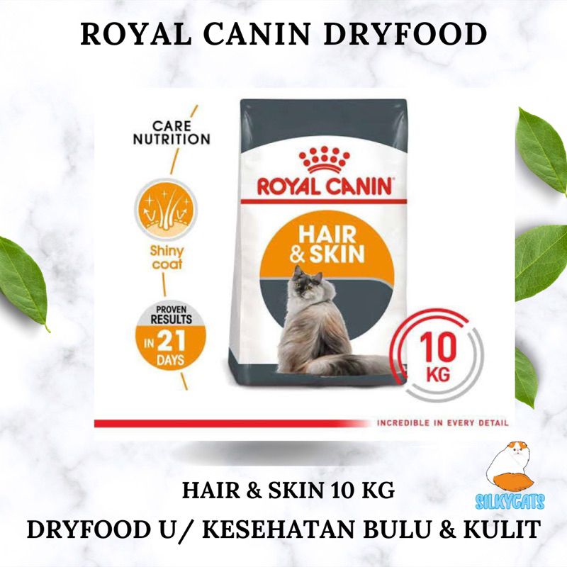 Jual Royal Canin Hair And Skin 10KG Makanan Kucing Untuk Pertumbuhan