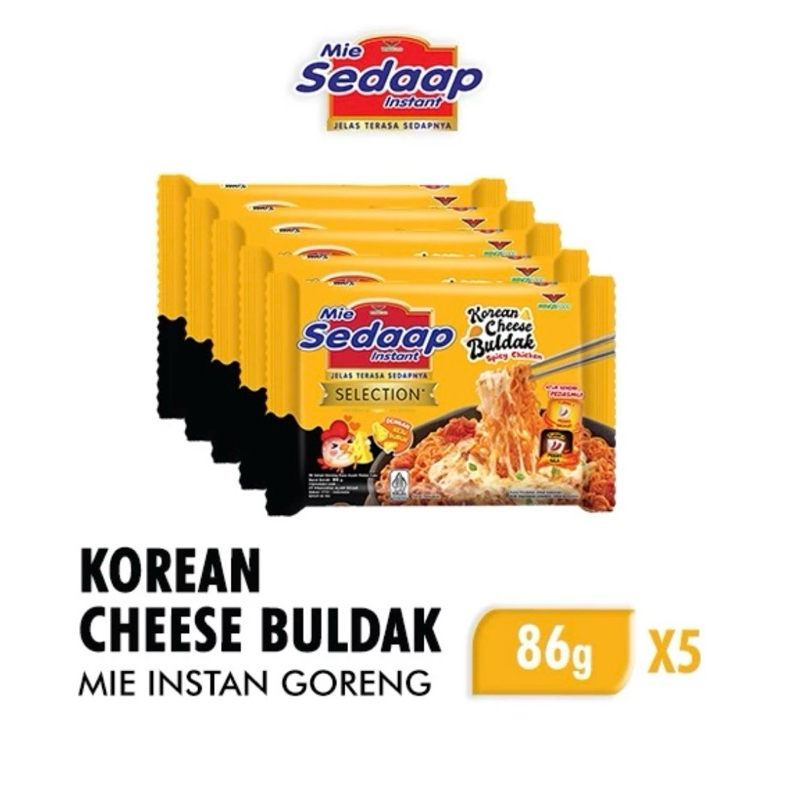 Jual Mie Sedaap Korean Cheese Buldak Bag Gr X Pcs Shopee Indonesia