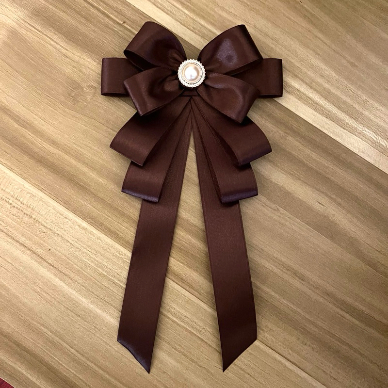 Jual Yeojin Brooch Pita Kerah Korea Bros Pita Vintage Jepit Ribbon Bow