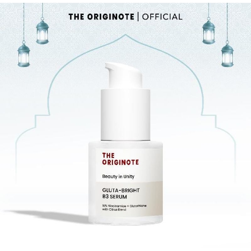 Jual The Originote Gluta Bright B3 Serum 20ml Serum Brightening Untuk