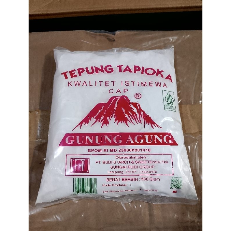 Jual Tepung Tapioka Gunung Agung 500gram Shopee Indonesia