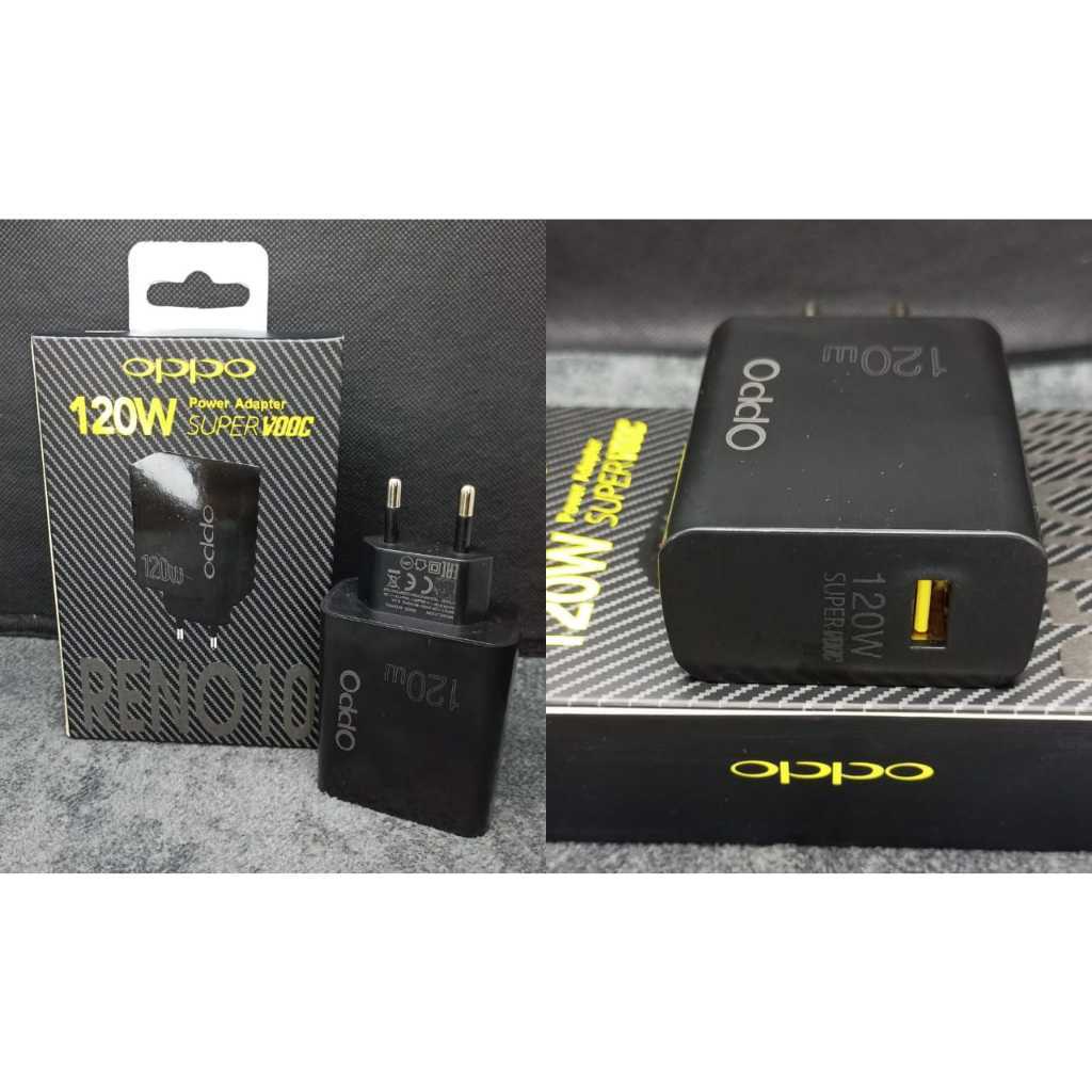 Jual Batok Adapter Charger Oppo Reno Black W Super Vooc Support