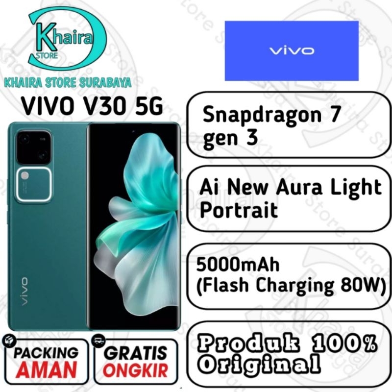 Jual VIVO V30 5G RAM 8 256GB 12 512GB 100 ORIGINAL GARANSI RESMI