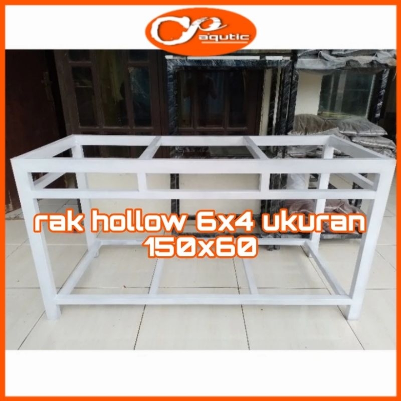 Jual Rak Aquarium Besi Hollow Ukuran 150x60 Meja Aquarium Hollow Rak