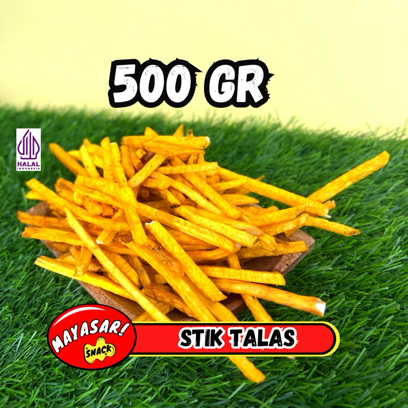 Jual STIK BENTOL KERIPIK TALAS Gurih Renyah 500gr 1 2kg Shopee