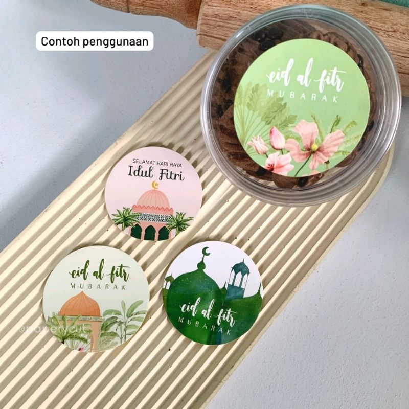 Jual Sticker Segel Label Bulat Packaging Toples Cookies Hampers Gift