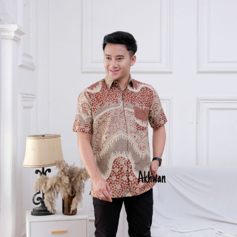 Jual BAJU BATIK COUPLE KELUARGA Sania Ruflle Ori Ndoro Jowi Motif Madu