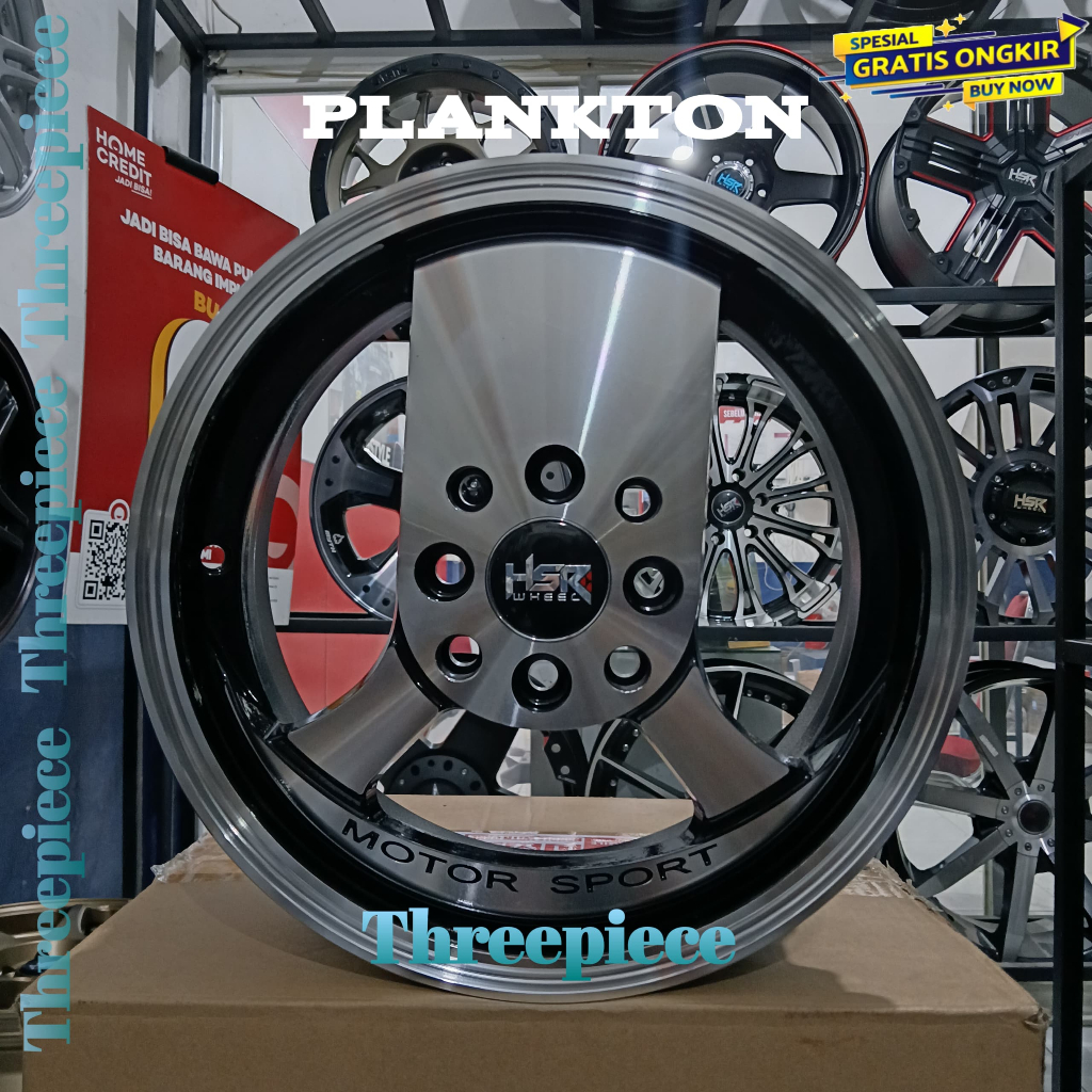 Jual Velg Mobil Hsr Plankton Ring Lobang X Lebar Et