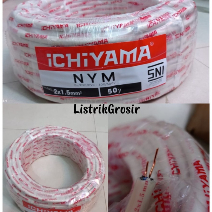 Jual Kabel Listrik NYM 2 X 1 5 Mm Ichiyama Orenchi Kenjiro Standar SNI