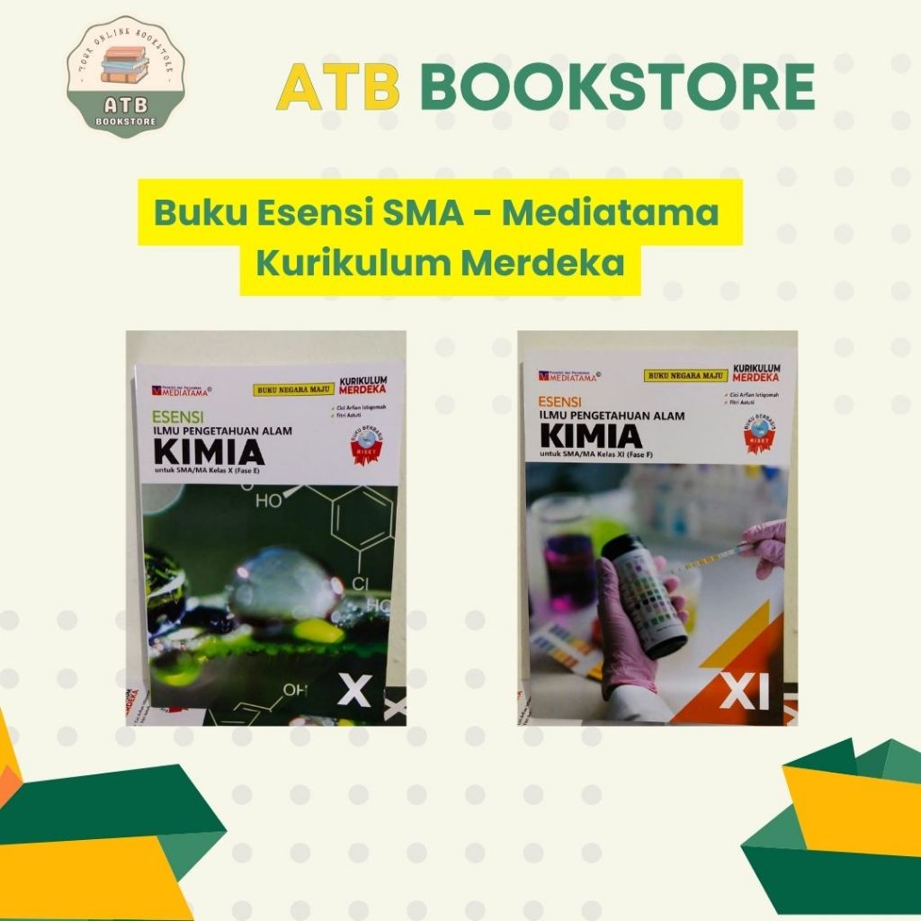 Jual Buku ESENSI IPA Kimia Kelas 10 11 12 SMA MA Kurikulum Merdeka