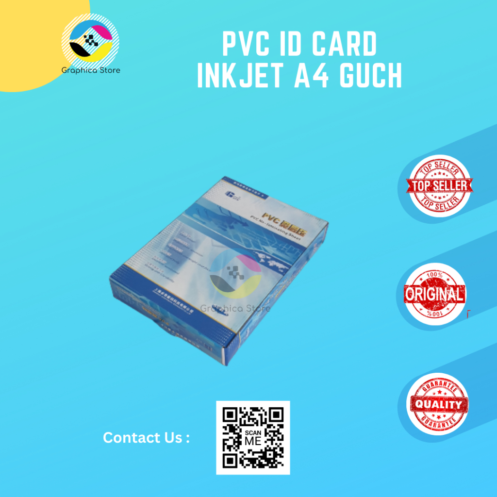 Jual Bahan Id Card A Inkjet Pvc Id Card Inkjet A Guch Shopee Indonesia