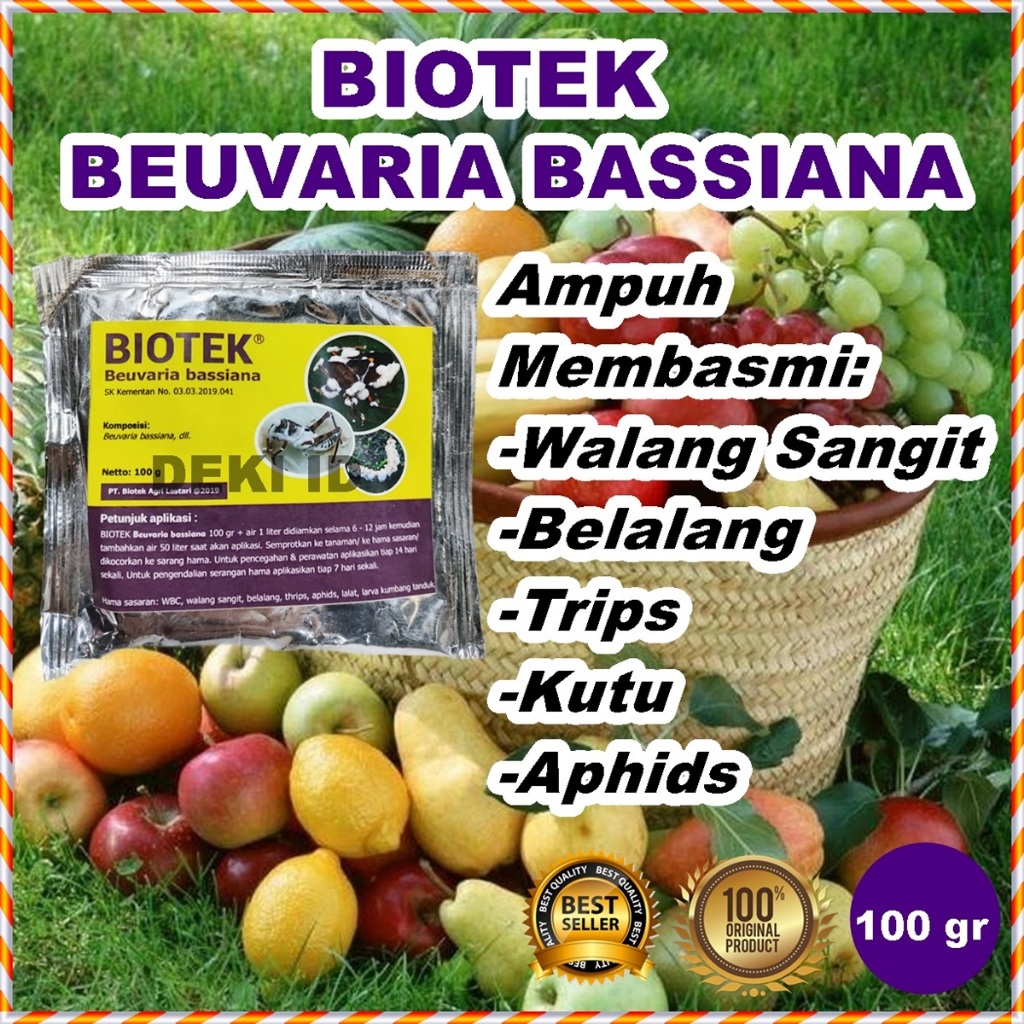 Jual Biotek Beauveria Bassiana Gr Bio Insektisida Organik Agen