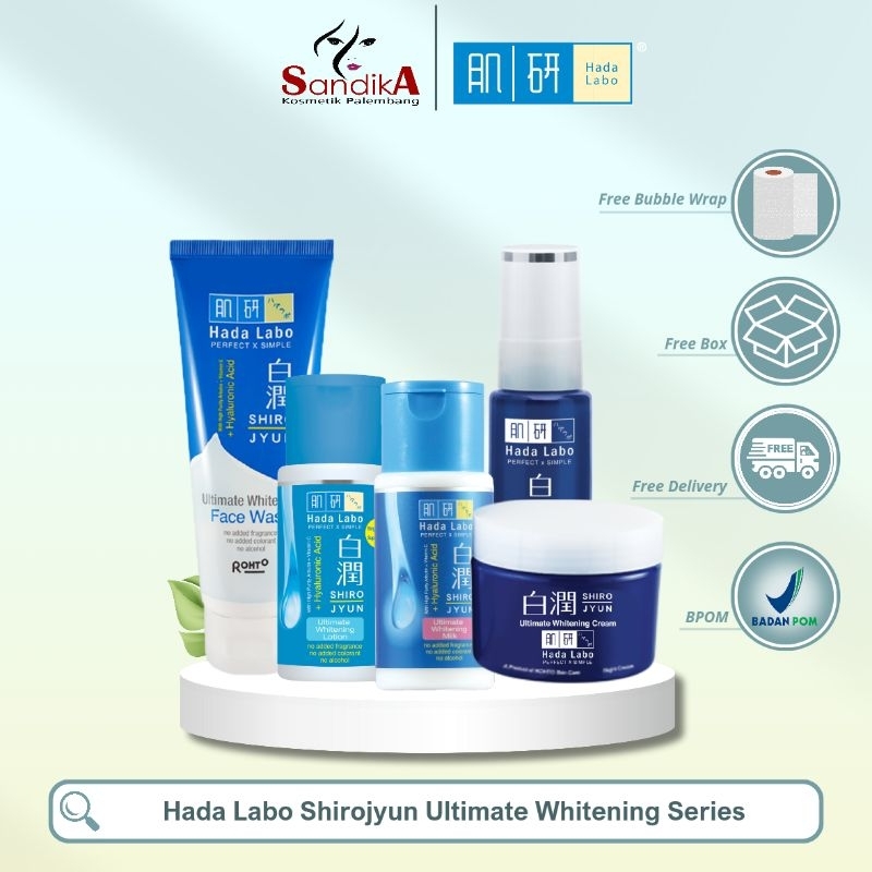 Jual Hada Labo Shirojyun Ultimate Whitening Face Wash Lotion Essence