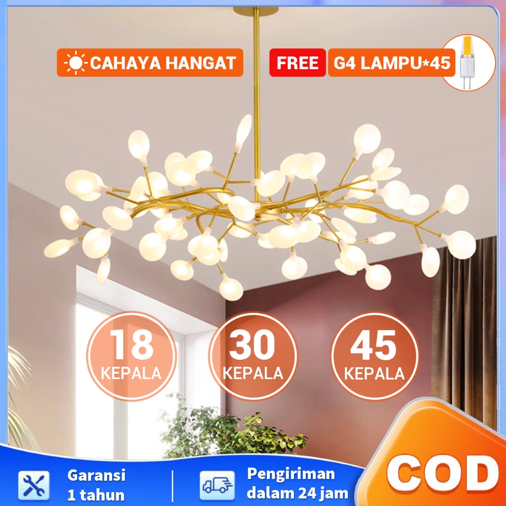 Jual Ready Stock E Home Lampu Hias Gantung 18 30 45 Kepala Kamar