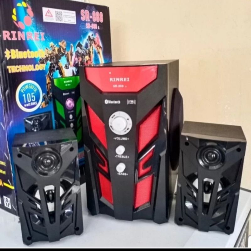 Jual Speaker Aktif Bluetooth Rinrei SR 888 A Suara Bagus Shopee Indonesia