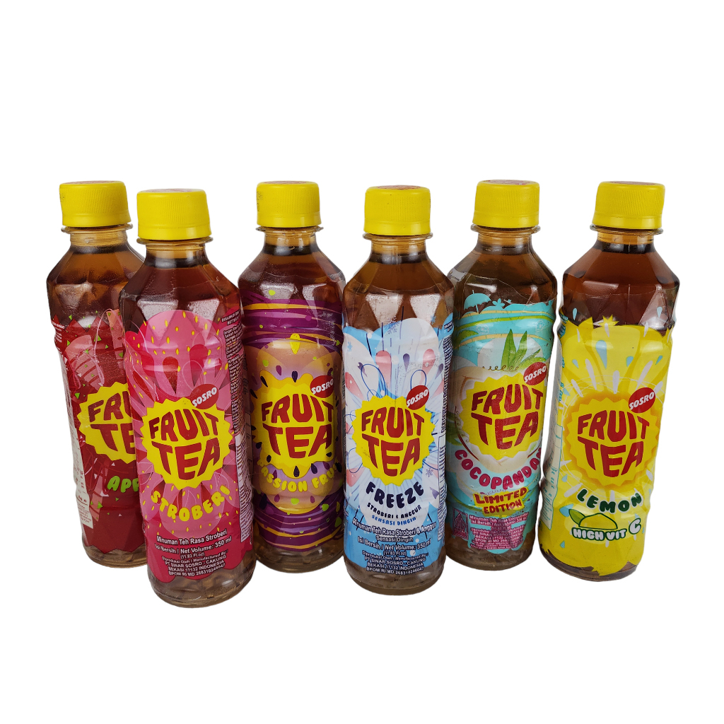 Jual Fruit Tea Sosro Botol 350ml Shopee Indonesia