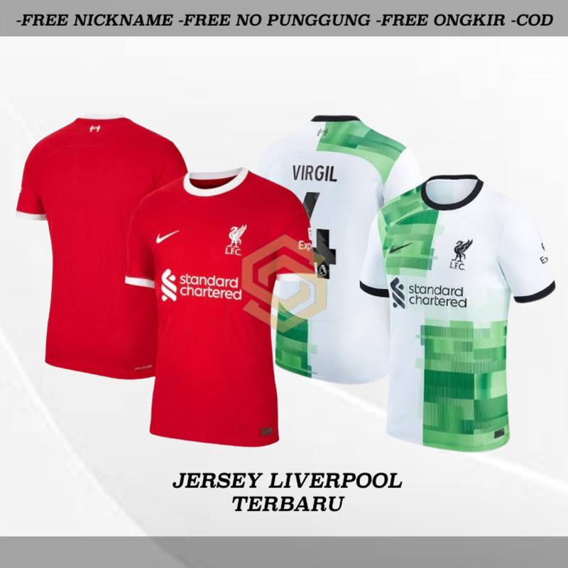 Jual Jersey Liverpool Terbaru Free Nickname No Punggung Full