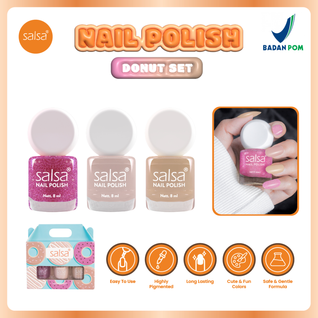 Jual Najmia Salsa Nail Polish Ecer Nude Series Nude Matte