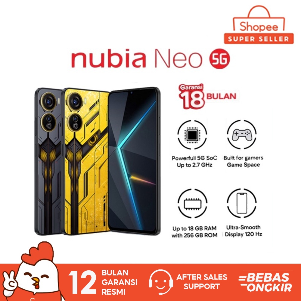 Jual ZTE Nubia Neo 5g 8 256 Garansi Resmi 8 256 GB Not Poco M5s Pova 4