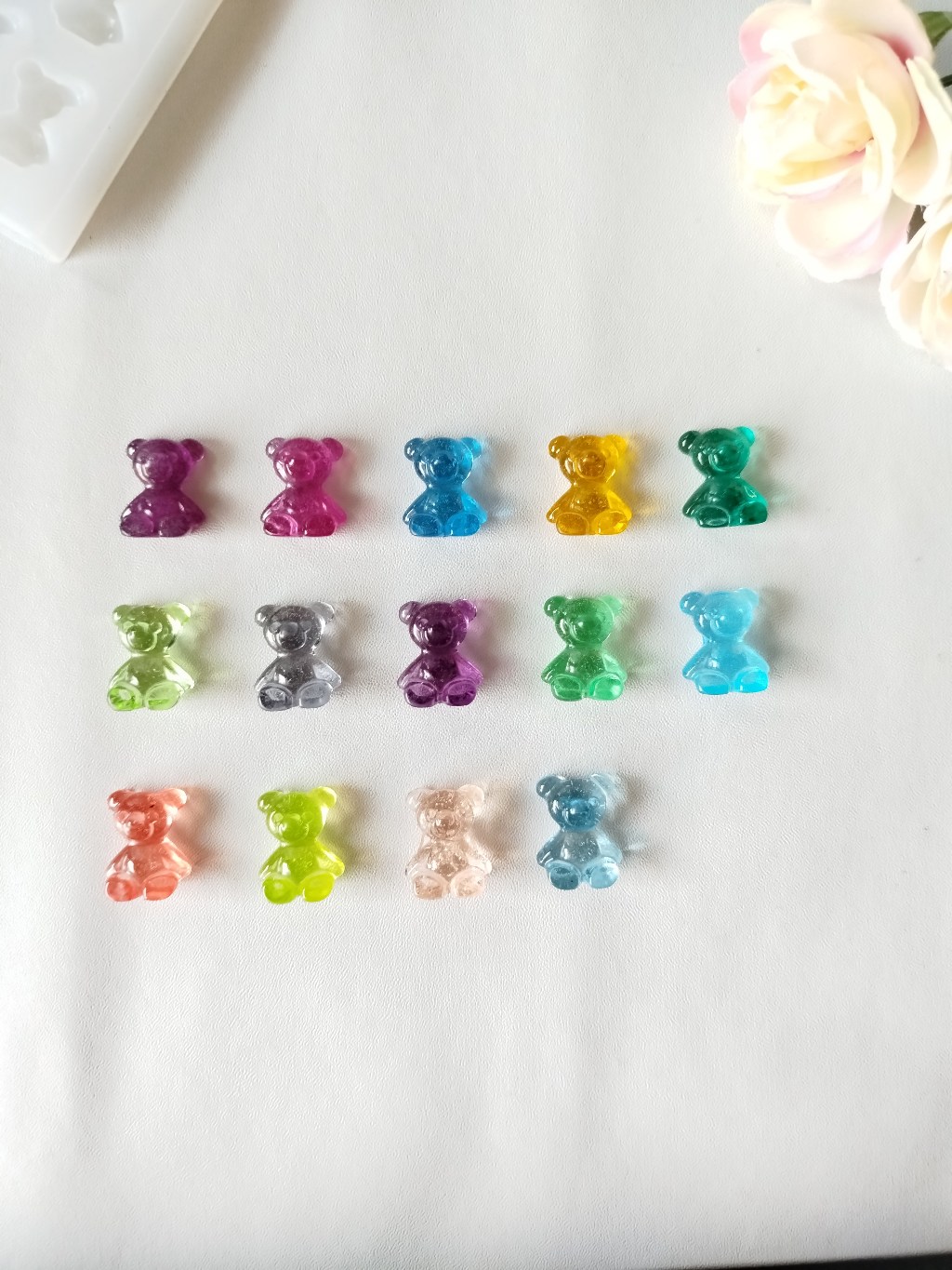 Jual Resin Keychain Handmade Gummy Bear Gantungan Kunci Resin