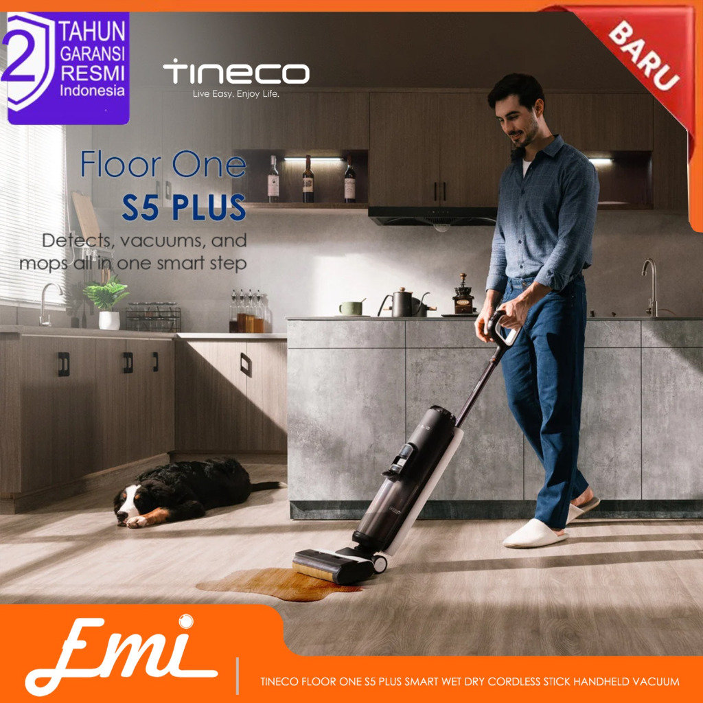 Jual Tineco Floor One S Plus Smart Wet Dry Cordless Stick Handheld