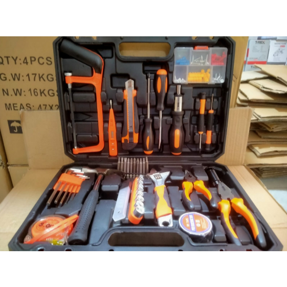 Jual Hand Toolset 112PCS Tool Kit Alat Rumah Tangga Tool Kit Set