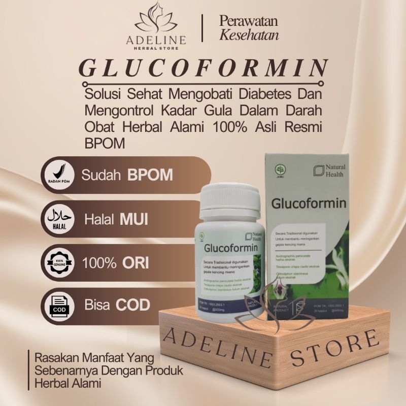 Jual Glucoformin Asli Original Obat Herbal Bagi Penderita Diabetes