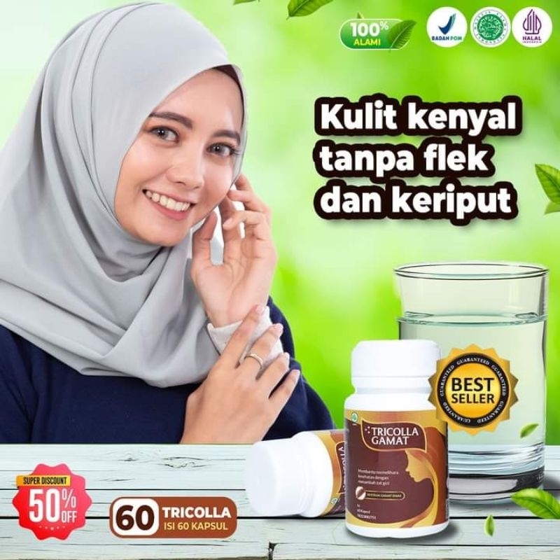 Jual Tricolla Gamat Collagen Pemutih Badan Pengencang Pencerah Wajah