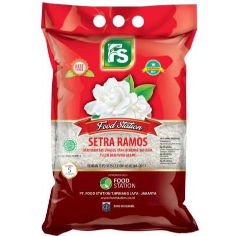 Jual Beras Premium Food Station Melati Setra Ramos 5kg Shopee Indonesia