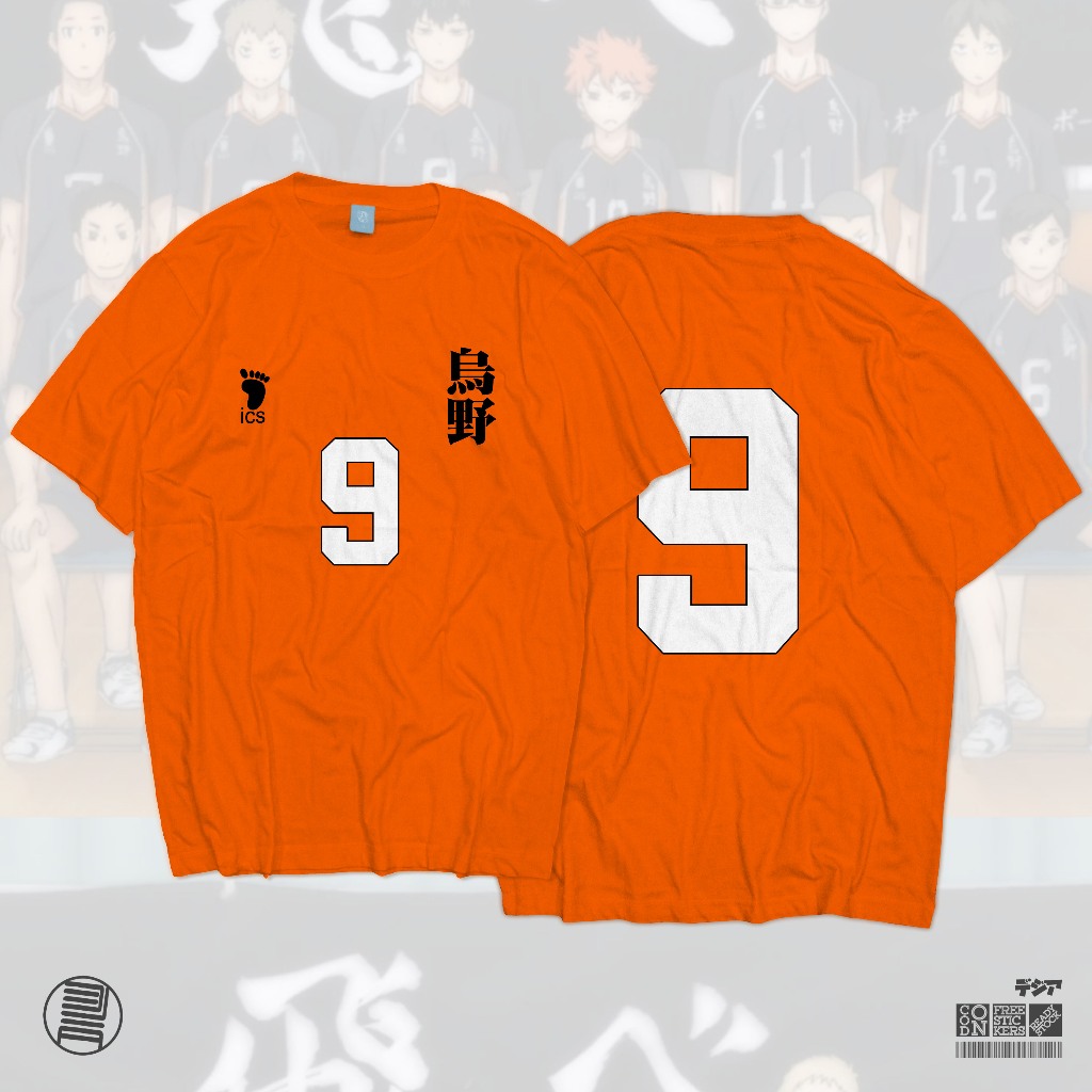 Jual Kaos Karasuno High Volleyball Jersey Hinata Shoyo Kageyama Haikyuu