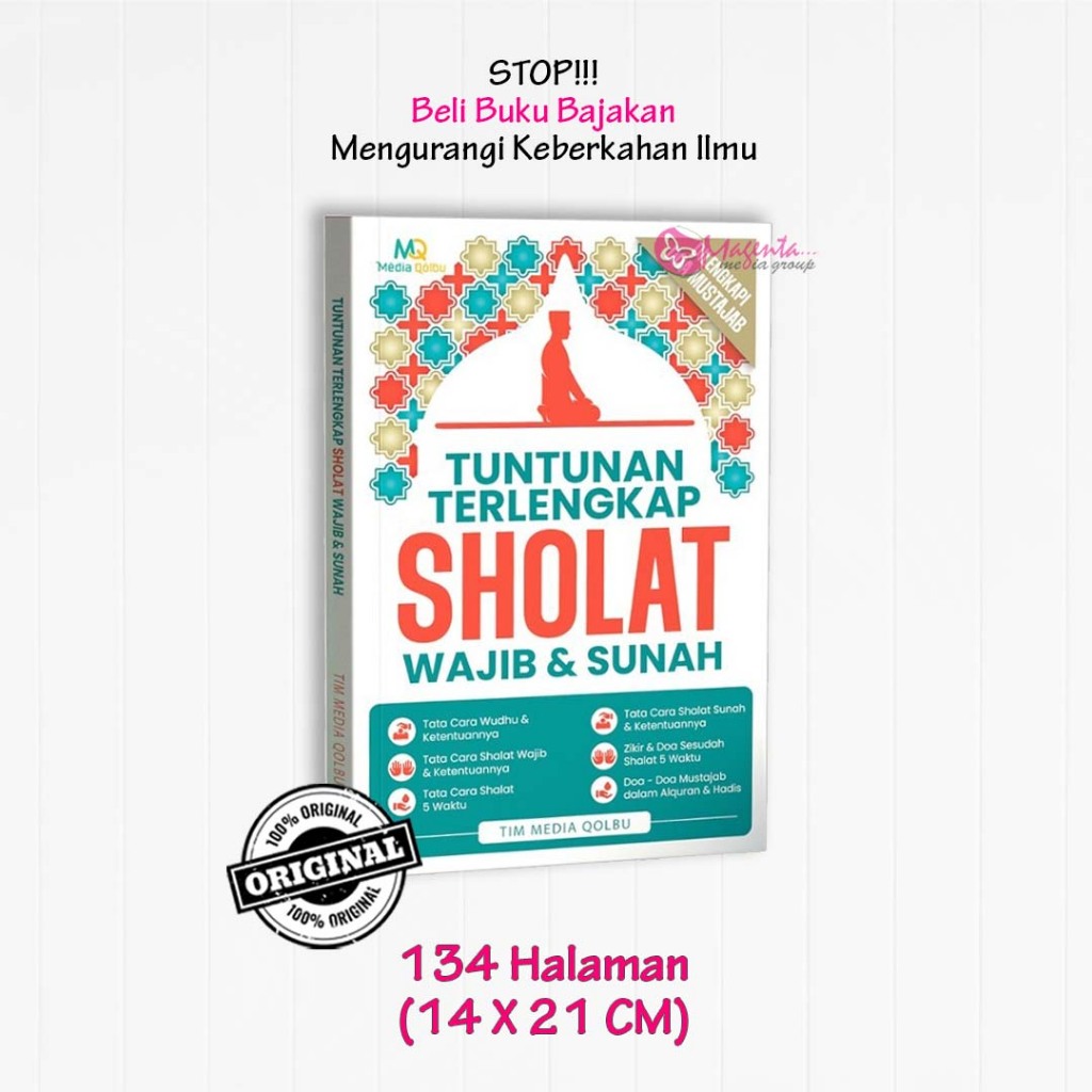 Jual Buku Sholat Wajib Dan Sunah Dilengkapi Doa Mustajab Media