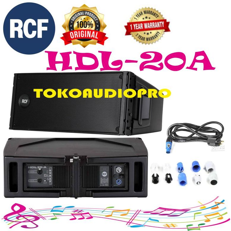 Jual Speaker Rcf Hdl A Watt Dual Inch Active Line Array Rcf