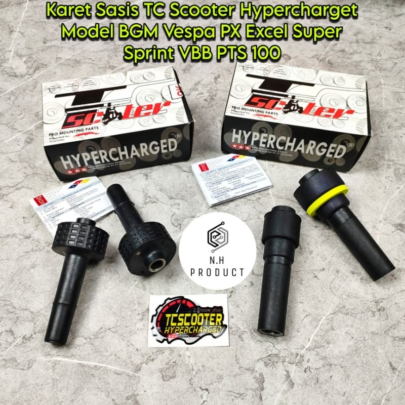 Jual Karet Sasis Tc Scooter Hypercharget Model Bgm Vespa Px Excel Super