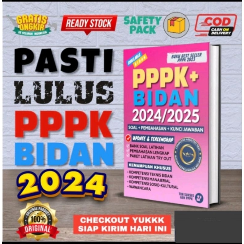 Jual BUKU PPPK BIDAN EDISI 2024 2025 Dan 2023 2024 TERBARU Shopee