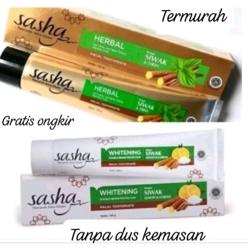 Jual Pasta Gigi Odol Sasha Siwak Gr Tanpa Box Shopee Indonesia