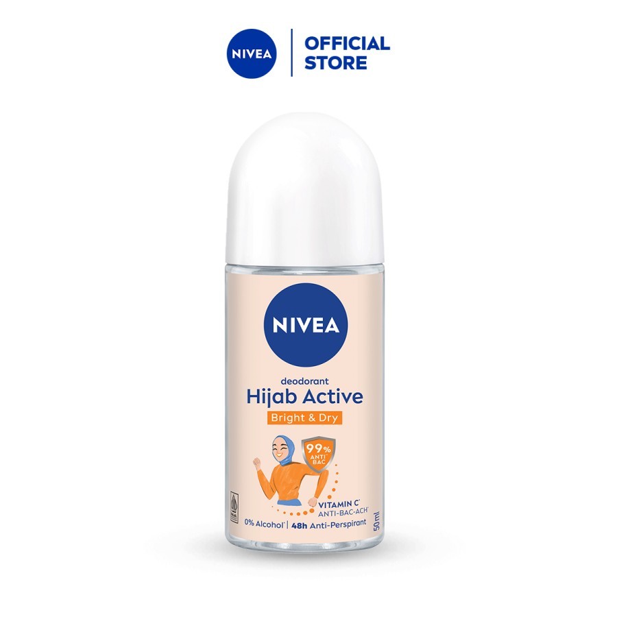 Jual NIVEA Deodorant Roll On Brightening Hijab Active Shopee Indonesia