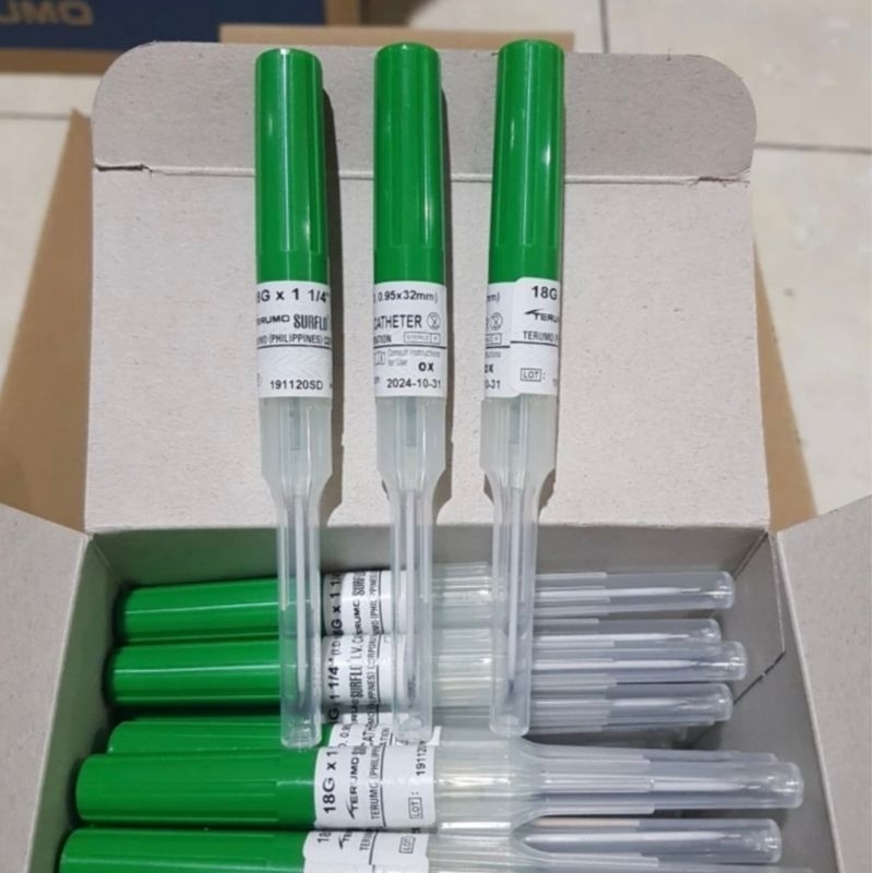 Jual IV Catheter 18 G Terumo Surflo IV Catheter 18G Shopee Indonesia