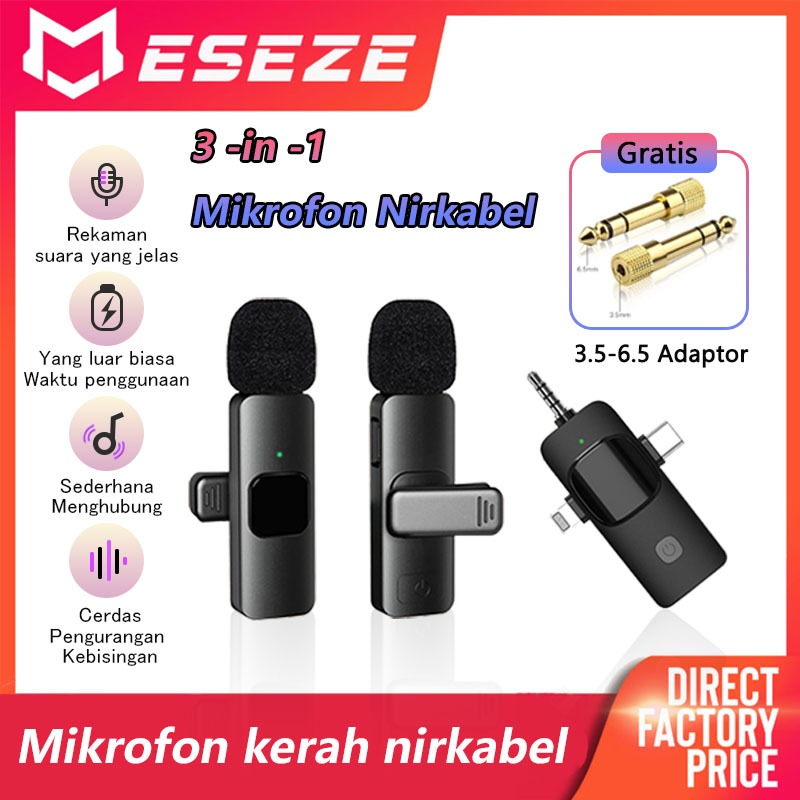 Jual Eseze In Mikrofon Nirkabel Untuk Iphone Type C Mm