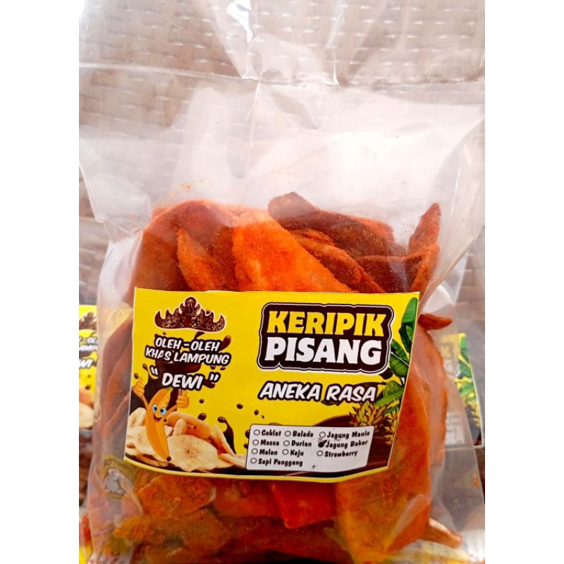 Jual Keripik Pisang Khas Lampung Rasa Jagung Bakar Shopee Indonesia