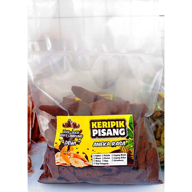 Jual Keripik Pisang Coklat Khas Lampung Shopee Indonesia